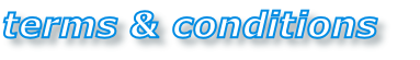 terms & conditions 
