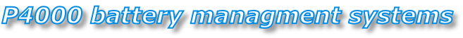 P4000 battery managment systems